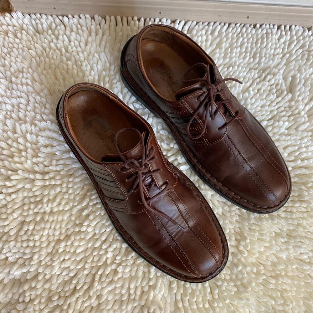 Josef Seibel Brown Leather Oxfords